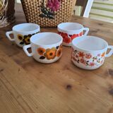 Vintage flower cups