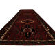 Handmade Traditional Vintage Persian Runner Rug Long  Geometric Tribal Wool Rug 60x210cm