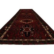 Handmade Traditional Vintage Persian Runner Rug Long  Geometric Tribal Wool Rug 60x210cm