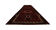Handmade Traditional Vintage Persian Runner Rug Long  Geometric Tribal Wool Rug 60x210cm