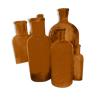 Set of old apothecary bottles