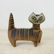 Lisa Larson Figurine de chat en céramique Gustavsberg Suède