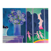 Albert zavaro : les trois grâces - lithographie originale signée