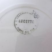 4 semi-hollow plates in iron earth of the Salins model Lucette 210855