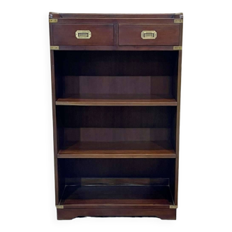 English mahogany shelf in marine style from the 1950s