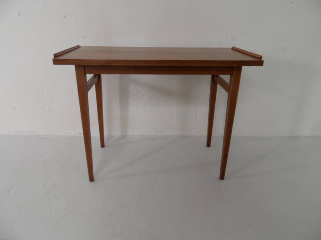 Mid Century teak wood sidetable 1950's