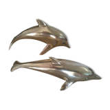 Brass dolphins
