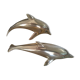 Brass dolphins