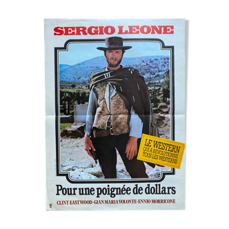 Movie poster "For a handful of dollars" Clint Eastwood 40x60cm 1970