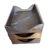 Mail carrier storage boxes