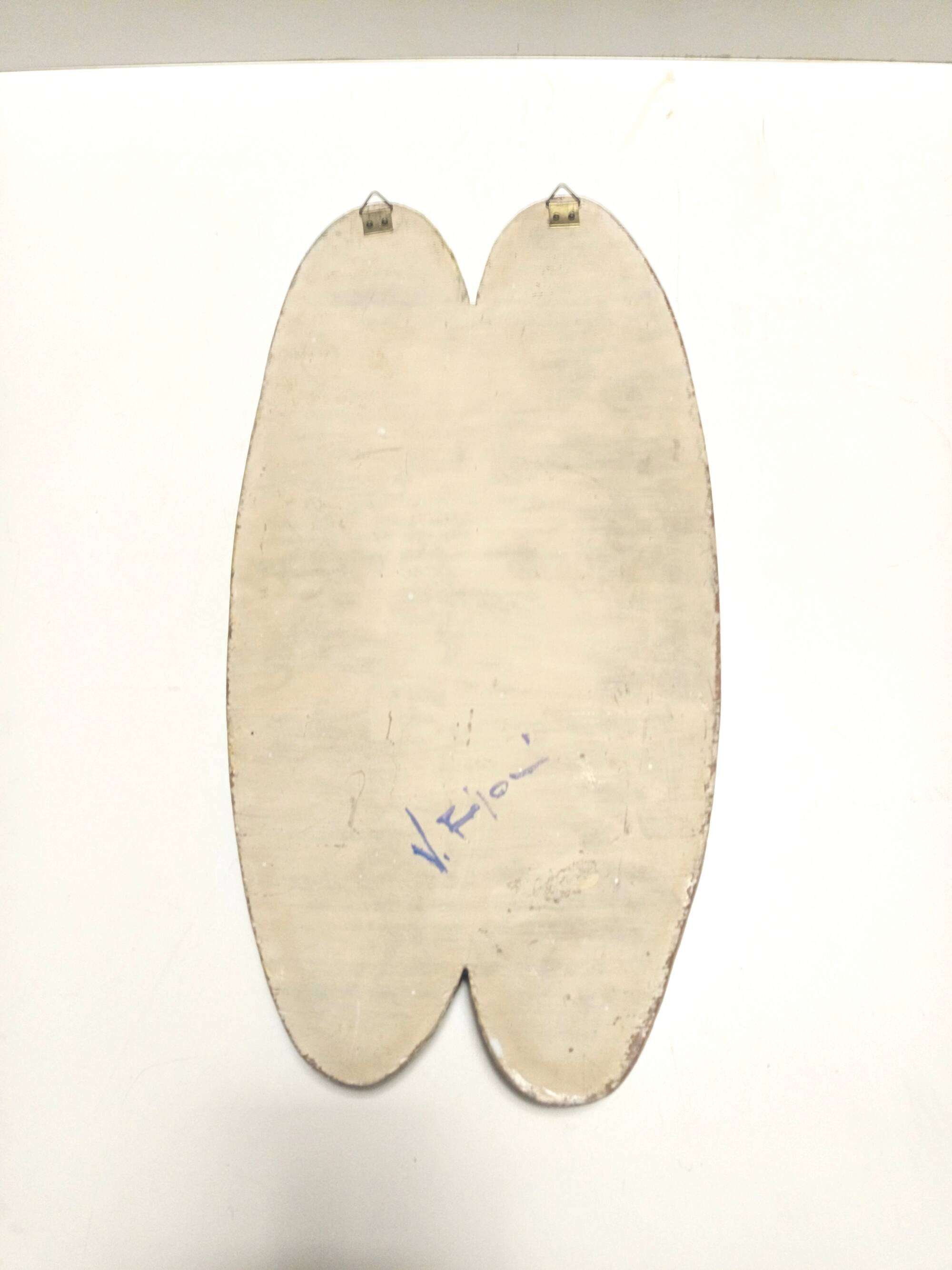 Holy Family Hand-Painted and Hand-Carved Beech Panel, Italy