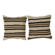 Set of 2 vintage kilim cushion covers 41x41 cm
