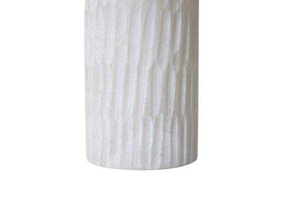 Pair of alabaster lamps, contemporary work