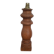 Large turned wooden lamp base