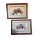 Paire de gouaches Bouquets de fleurs