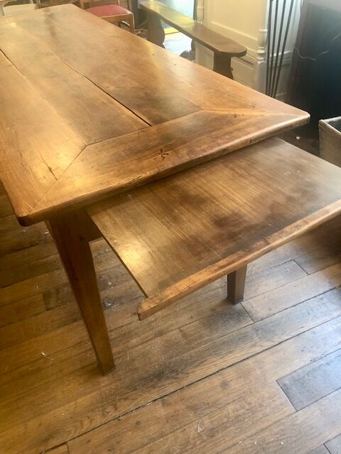 Solid oak farmhouse table