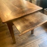 Solid oak farmhouse table