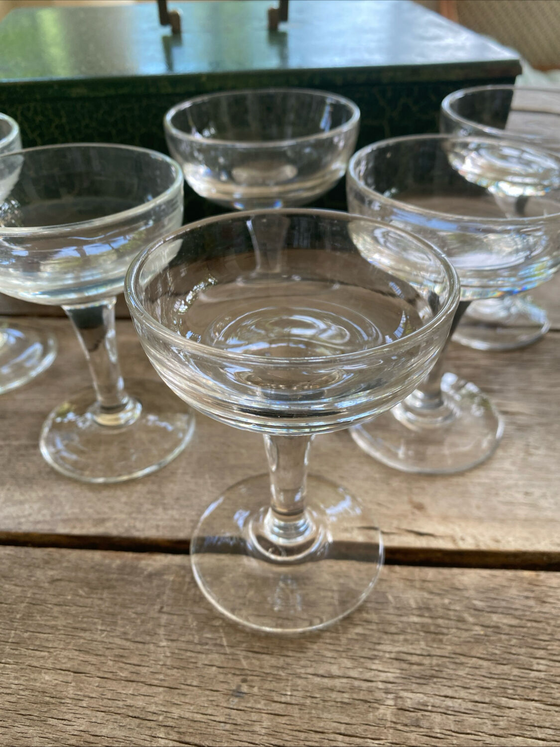 6 cherry or antique ice cream cups