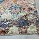 COLORED BOUCHEROUITE FABRIC RUG 118x226cm