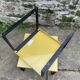 Pair of green and black metal side tables by Habitat