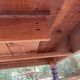 Farmhouse table 80x59cm XIXth century wooden with drawer