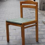4 Musterring solid oak chairs, 1970
