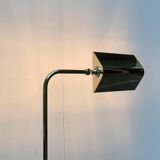 Vintage Hollywood Regency floor lamp in German brass by Florian Schulz.