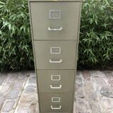 Industrial metal binder with 4 drawers