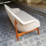 Sofa organic Danish Ib Kofod - Larsen for Carlo Gahrn of 1957