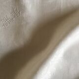 Silky linen damask slick early 20th length 3m