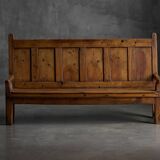Rustic Travail Populaire Bench, France, 19th Century