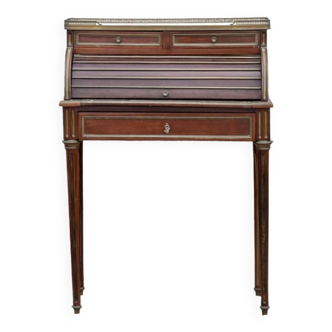 Louis XVI style cylinder desk