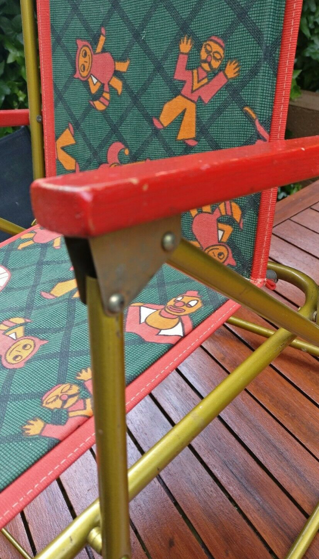 Rocking chair rocking vintage children's flesh