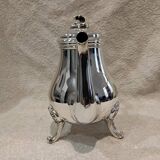 Silver-plated metal teapot by Christofle, Marly rocaille pattern, 1L