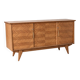 Teak enfilade with herringbone pattern from the 1950s.