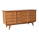 Teak enfilade with herringbone pattern from the 1950s.