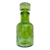 Carafe vintage seventies verre vert