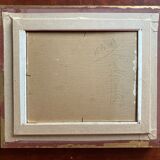 Vintage painting Woman languishing on a sofa