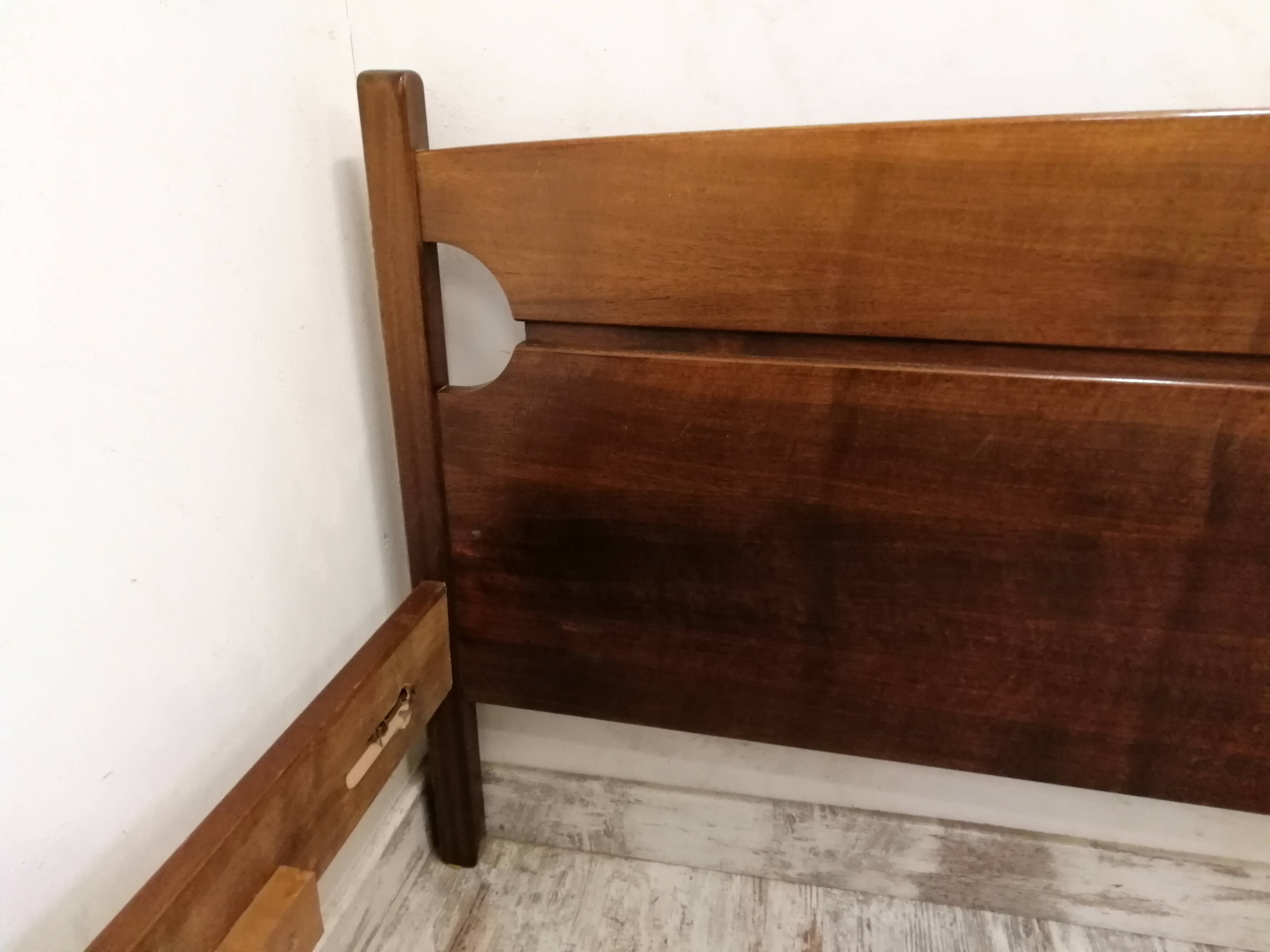 Scandinavian rosewood bed