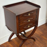 Side table with 3 drawers