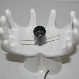 Ceramic lamp or night light "hands together" 60's