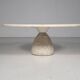 Peter Draenert Finale "1790" travertine coffee table, Germany, 1970s