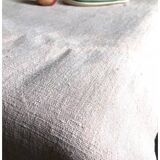 Antique Harvest Tablecloth in Pure Hemp Dyed Tea Rose