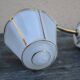Wall light opaline and brass lantern