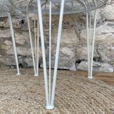 Pair of tin stools