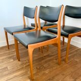 Set of 4 Scandinavian style chairs