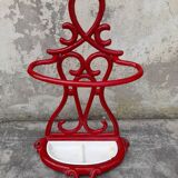 Porte parapluie canne en fonte émaillée
