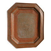 Ancient large copper sheet platter