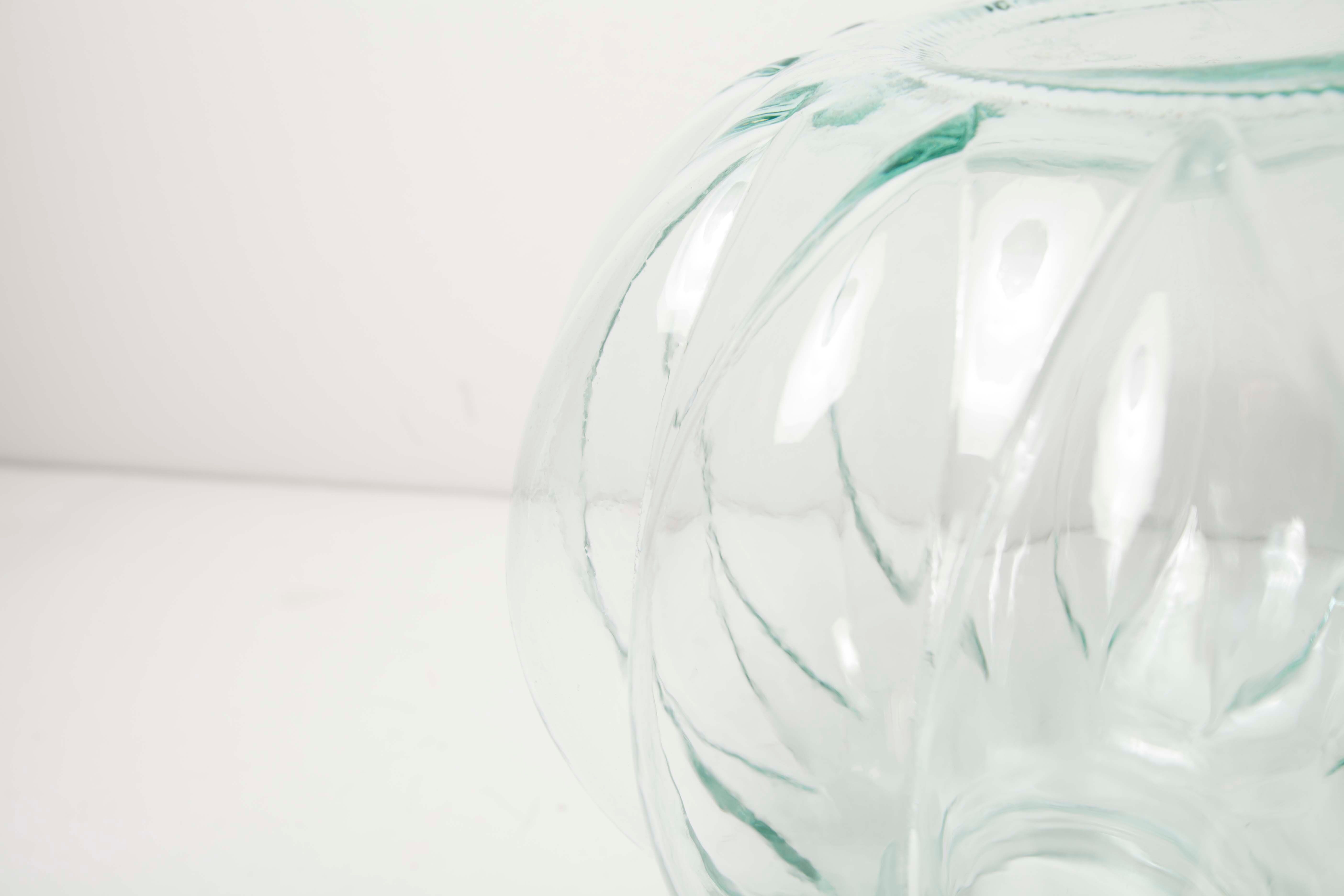 Glass canister from the 1960s