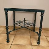 Table basse, plateau en verre